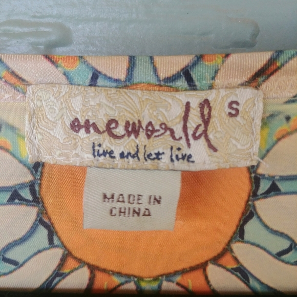 One World Lady of the Sun Drawstring Tunic - Picture 6 of 7